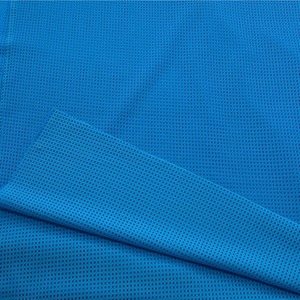 ★NL086◆2m◆訳あり◆接触冷感メッシュニット生地◆スカイブルー