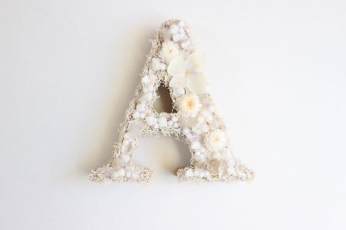 アルファベットオブジェ☆プリザーブドフラワー | yuki*florist.