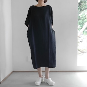 linen dolman one-piece  リネンドルマンワンピース　evam eva