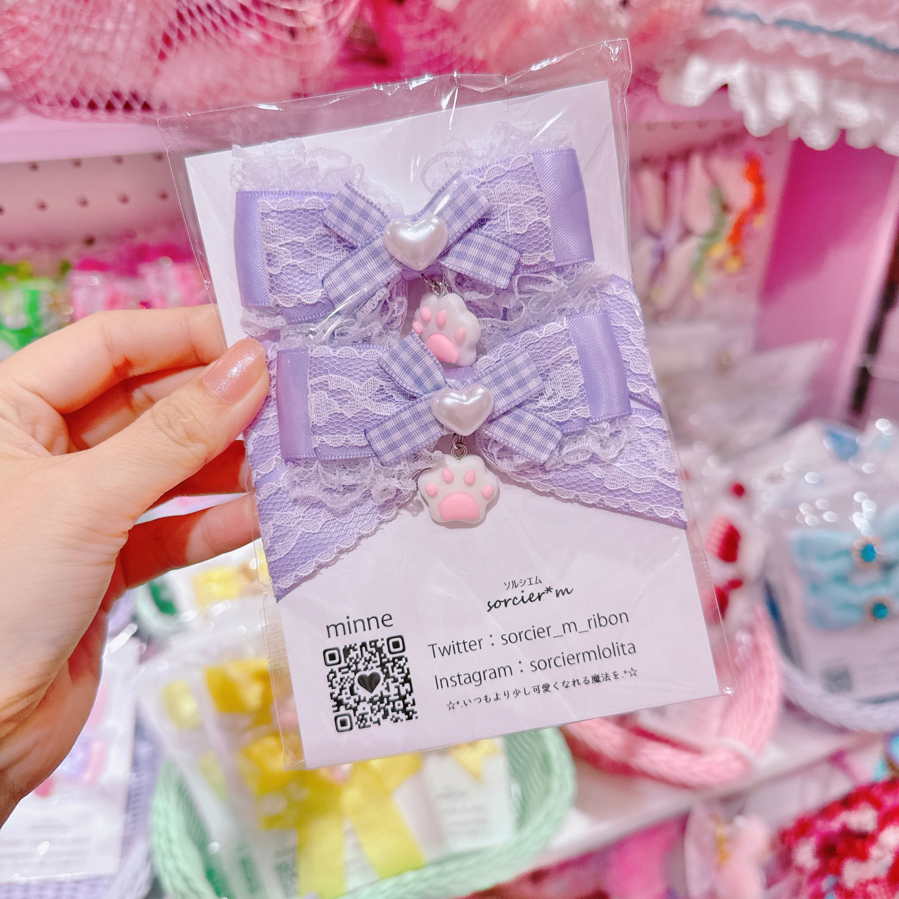 【E10】6-13ツインヘアクリップ