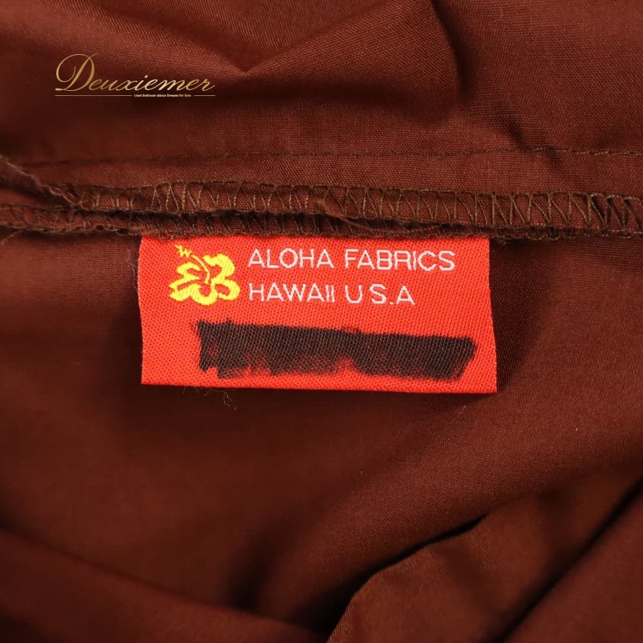 フラダンス 衣装 ALOHA FABRICS アロハファブリック ツーピース セットアップ 上下セット ブラウン系 無地 シンプル ハワイアンプリント ハワイアン アロハ フラ ダンス レッスン 練習 ハワイアンダンス 茶 白 赤茶 ホワイト系 レッド系 シングル スカート フレア 華やか かわいい おしゃれ 上品 大人っぽい