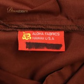 フラダンス 衣装 ALOHA FABRICS アロハファブリック ツーピース セットアップ 上下セット ブラウン系 無地 シンプル ハワイアンプリント ハワイアン アロハ フラ ダンス レッスン 練習 ハワイアンダンス 茶 白 赤茶 ホワイト系 レッド系 シングル スカート フレア 華やか かわいい おしゃれ 上品 大人っぽい