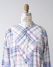 〈CÉLINE by phoebe philo〉Madras Check Blouse