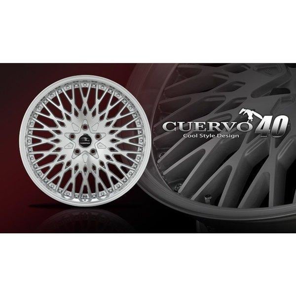 クエルボ　40 22インチ クエルボ40 22インチ 送料無料タイヤ ホイール 4本セットFLEDERMAUS フ