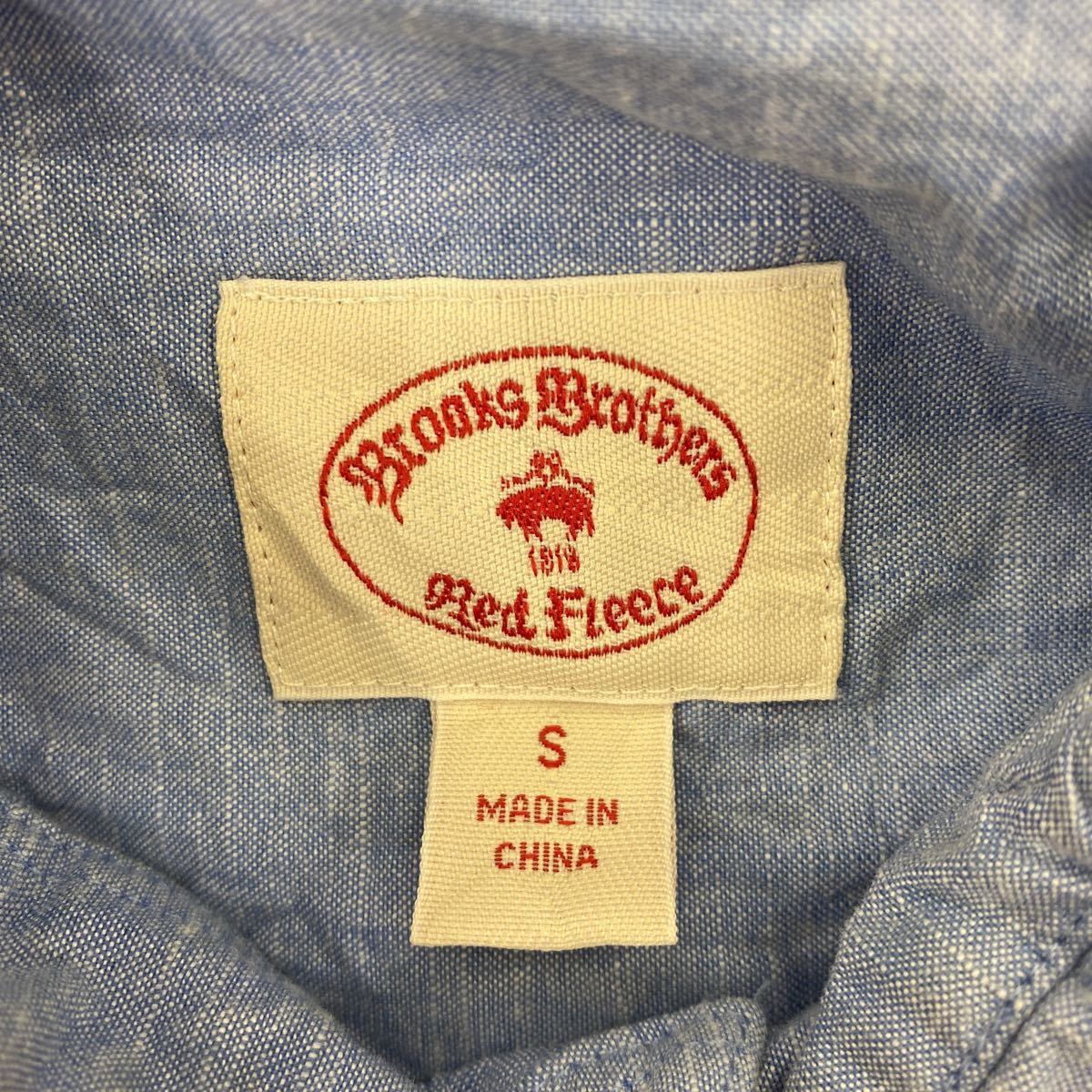 Brooks Brothers 半袖シャツ Sサイズ ブルックスブラザーズ レッド