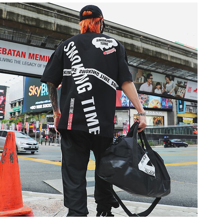 全2色 Tシャツ カットソー プリント カジュアル ストリート 