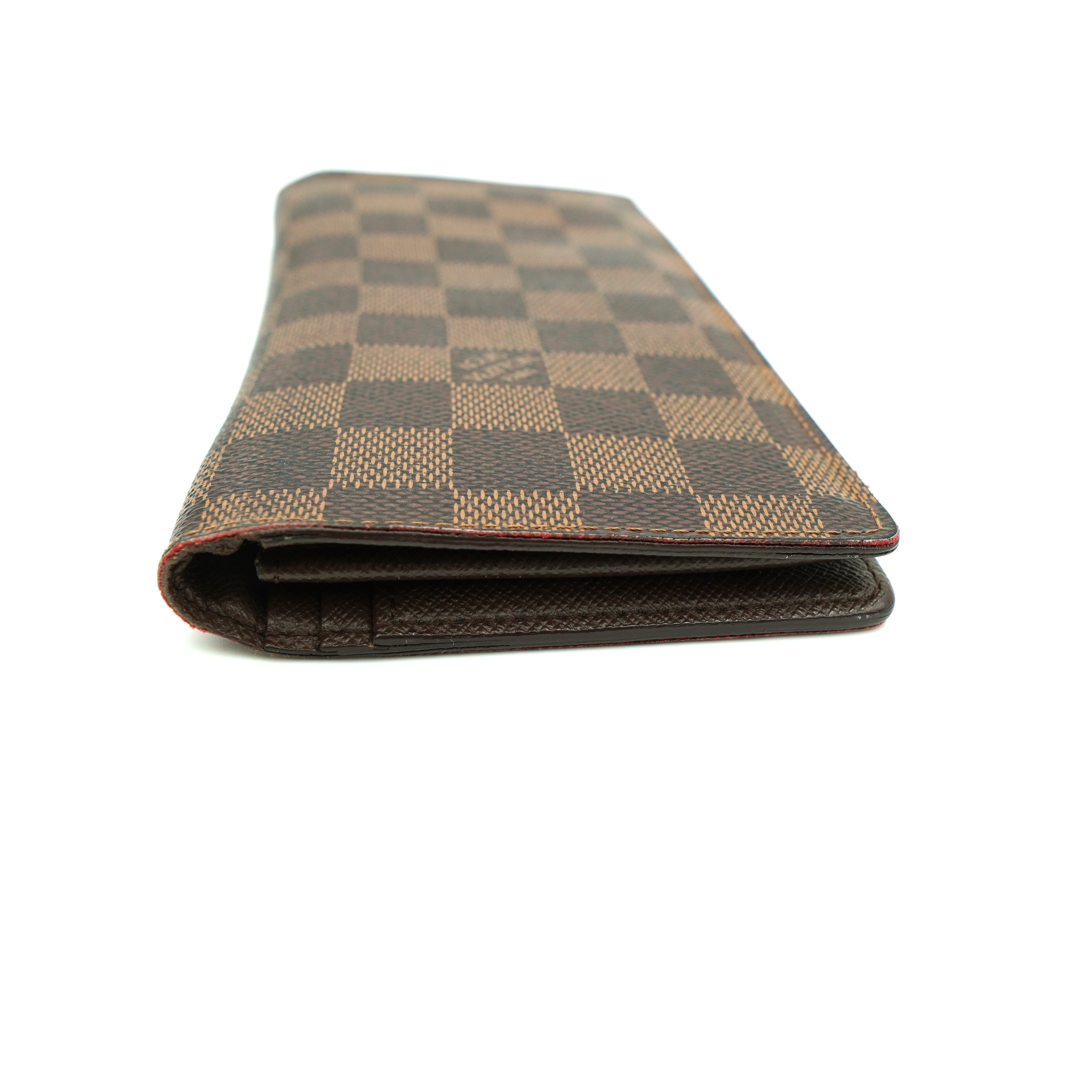 LOUIS VUITTON ポルトフォイユ ブラザ 長財布 ダミエ ブラウン 茶  