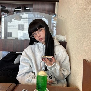 Tattooレトロ金属感ダイヤおしゃれメガネ