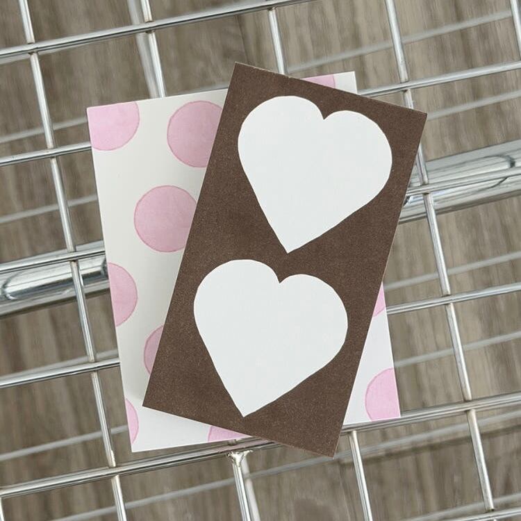 i mean it】little memo - choco latte メモ帳 | 韓国文具・雑貨