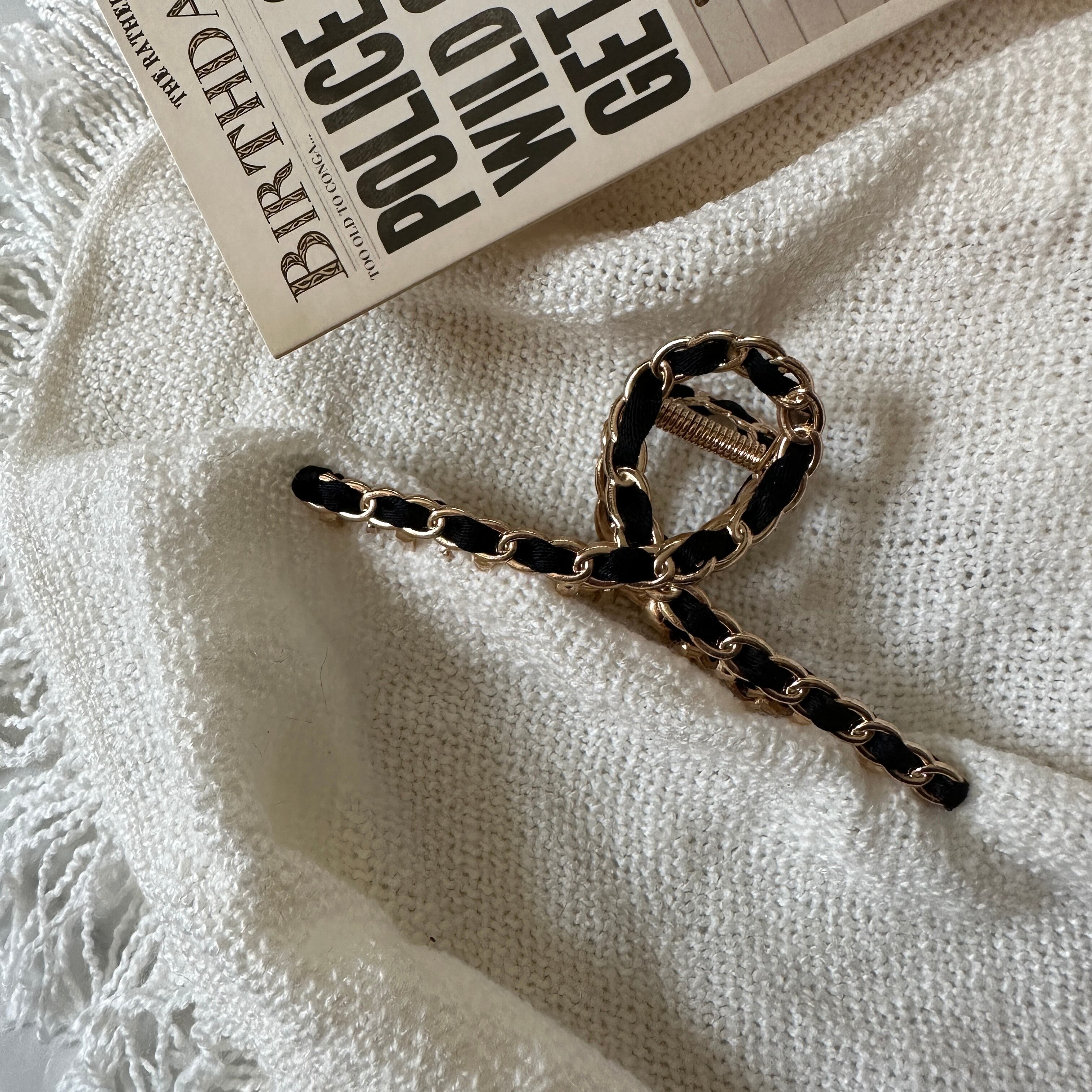 チェーンくるりんヘアクリップ | Faboutique