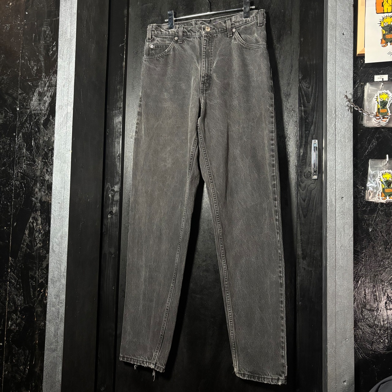 90's USA製 Levi's 550 BLACK denim pants W33　リーバイス　ブラックデニム　パンツ　アメリカ製