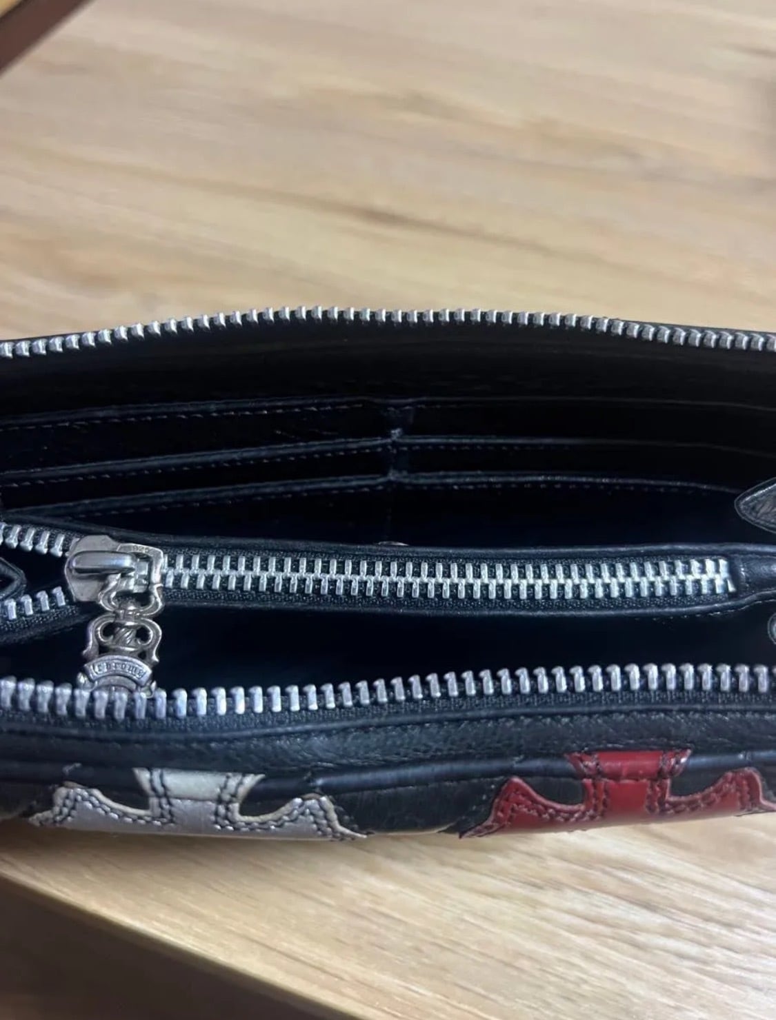 CHROME HEARTS クロムハーツ マルチカラー クロス ラウンドジップ