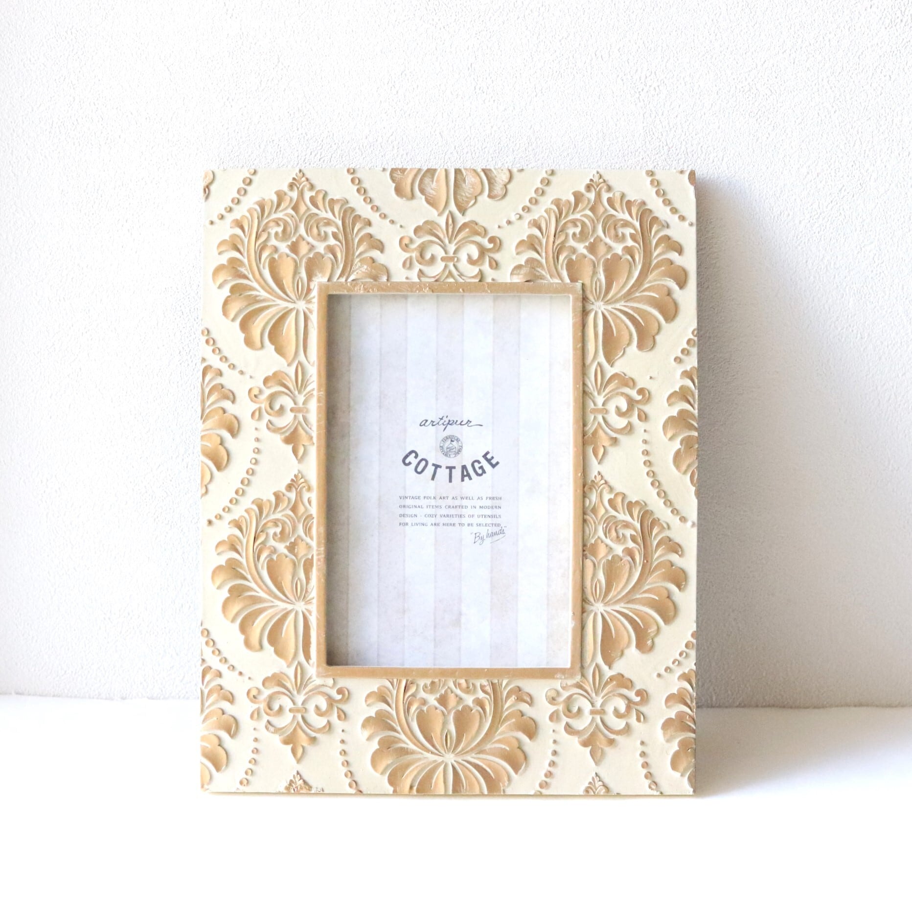 【雑貨・写真立て】シャビーフォトフレームL