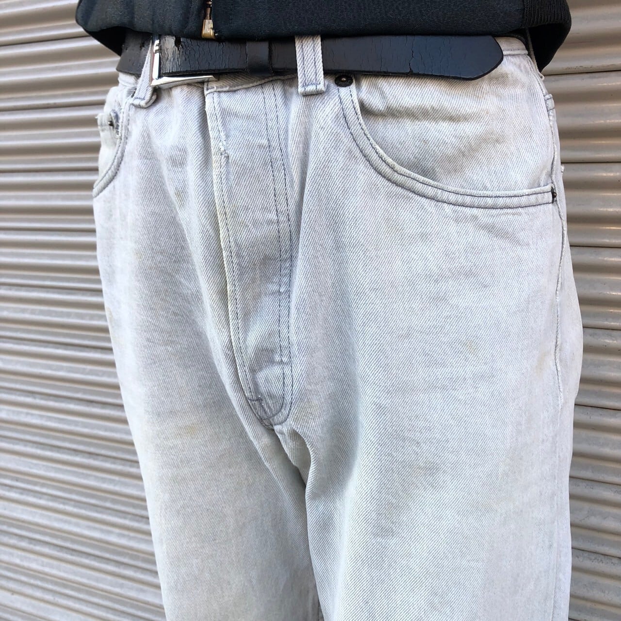 先染めグレー Levis 501 USA製 90s リーバイス グレーデニム 先染めグレー Levis 501 USA製 90s リーバイス グレーデニム