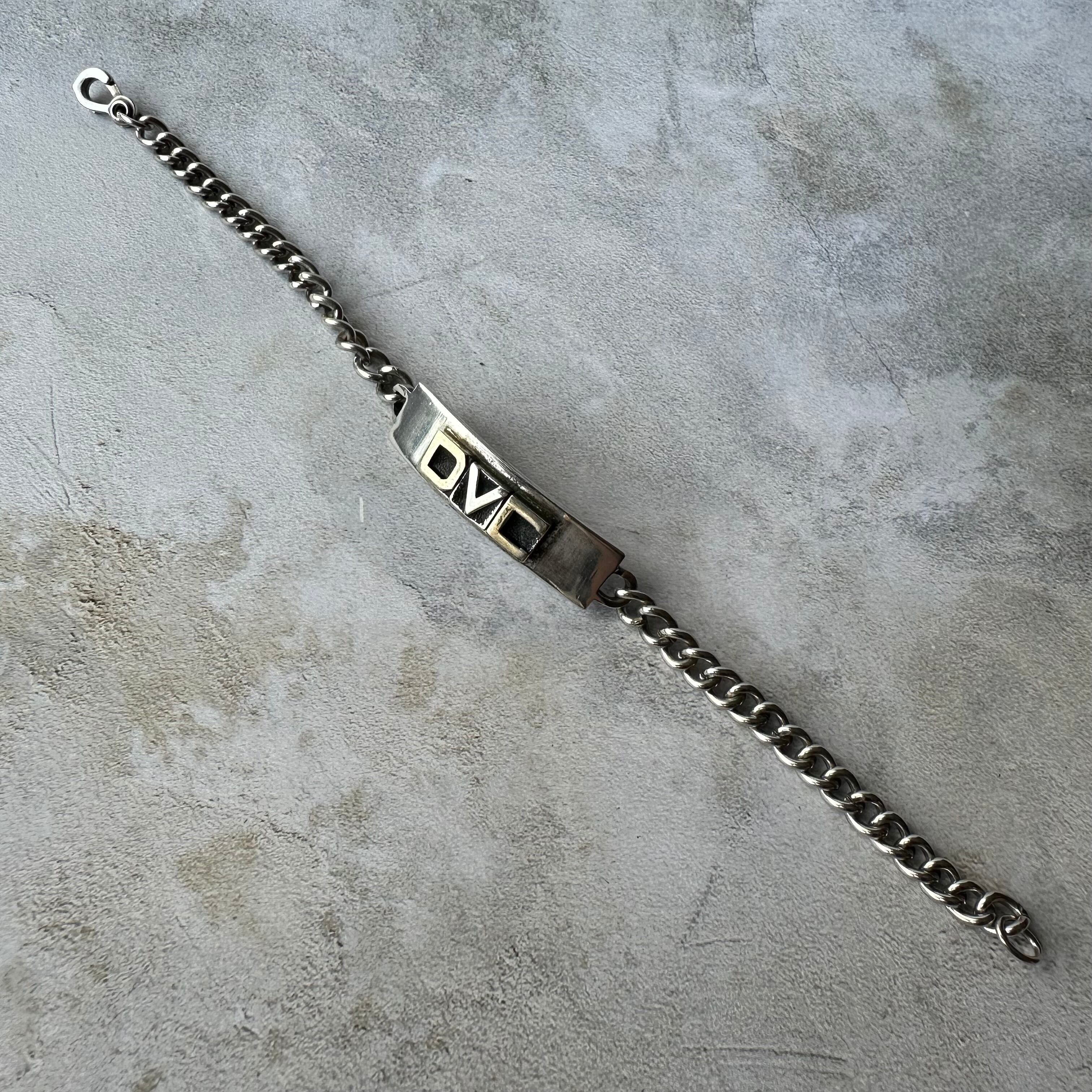 Vintage Military ID Bracelet Silver 925 Made in USA