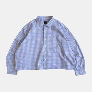 remake BROOKS BROTHERS, L/S check shirts "Classic Fit" - light blue