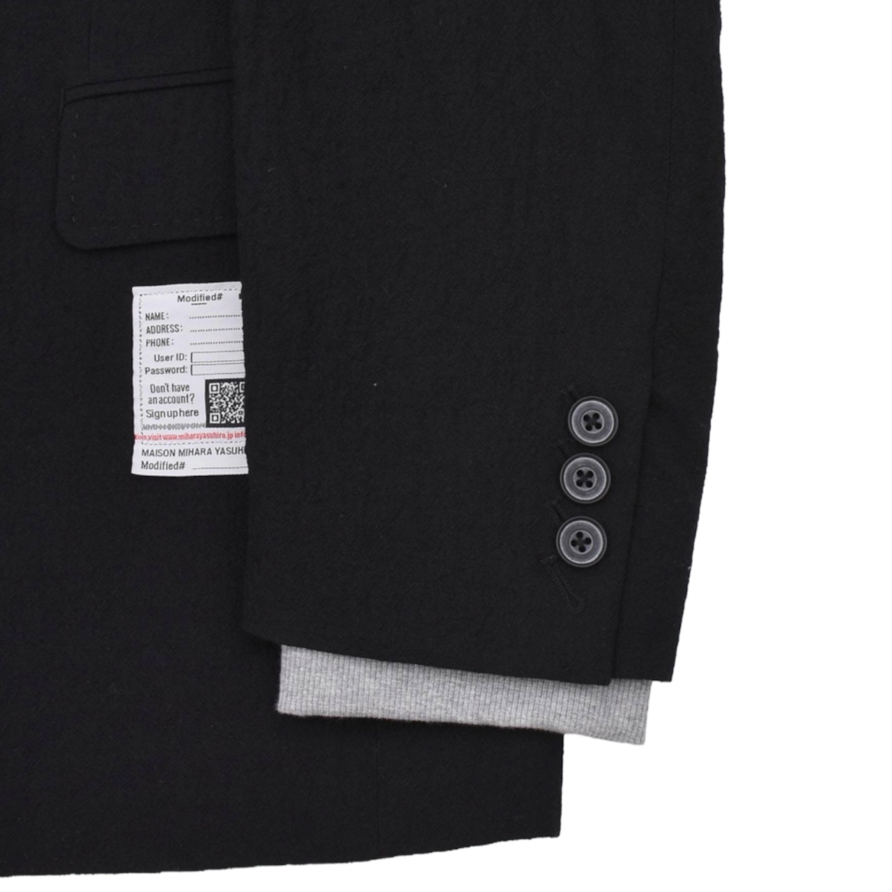 【Maison MIHARA YASUHIRO】TRIPLE LAYERED BLAZER - 6