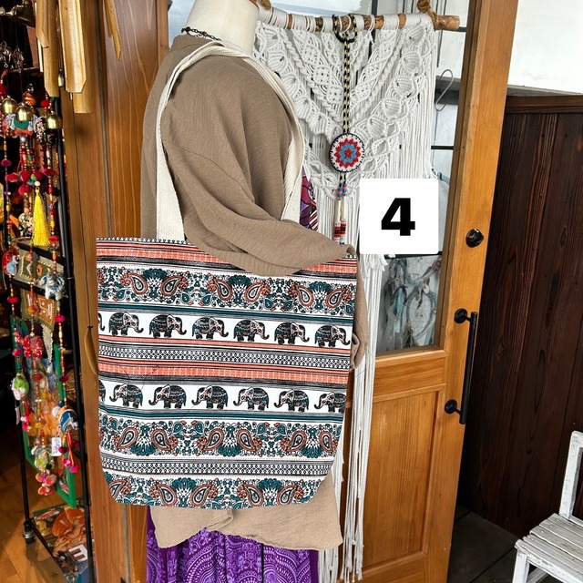 ゾウさんトートバッグ