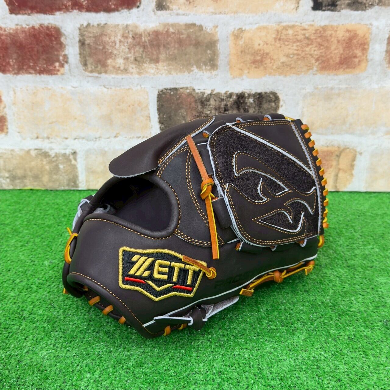限定】ZETT ゼット PROSTATUS 軟式グラブ 投手用 BRGB30281Q 型付け