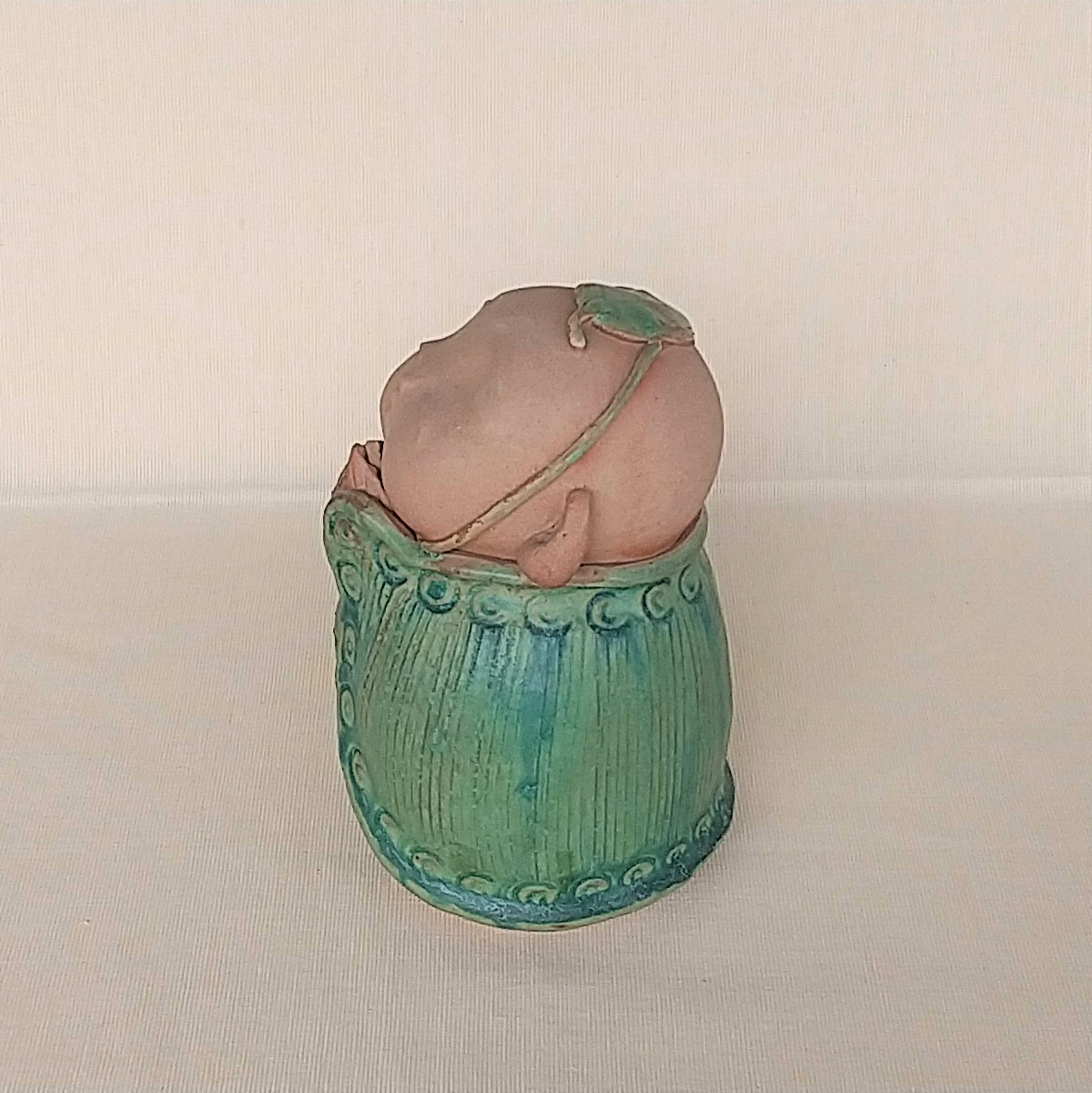 H*i様 かやごもり窯？　童子　大型作品　高さ約39cm かやごもり窯 童子 芽生えた愛 | 有田焼作家の作品が買えるお店