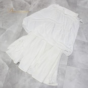 社交ダンス 衣装 スタンダード スカート レッスンウェア レディース 白 ラメ キラキラ ホワイト系 フォーマル 練習着 ロングスカート レース オールホワイト フェミニン 伸縮性 ゴムウエスト ダンスウェア スカート丈91cm シンプル お洒落 洗練 おすすめ レディースファッション ステージ衣装 婦人服