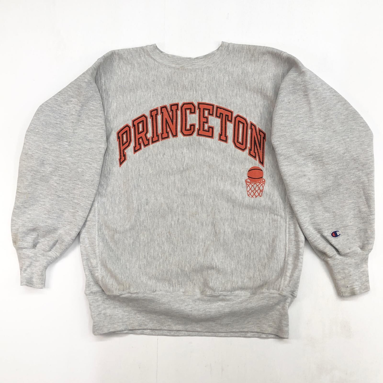 チャンピオン リバースウィーブ PRINCETON 90s 両面染み込みプリント 