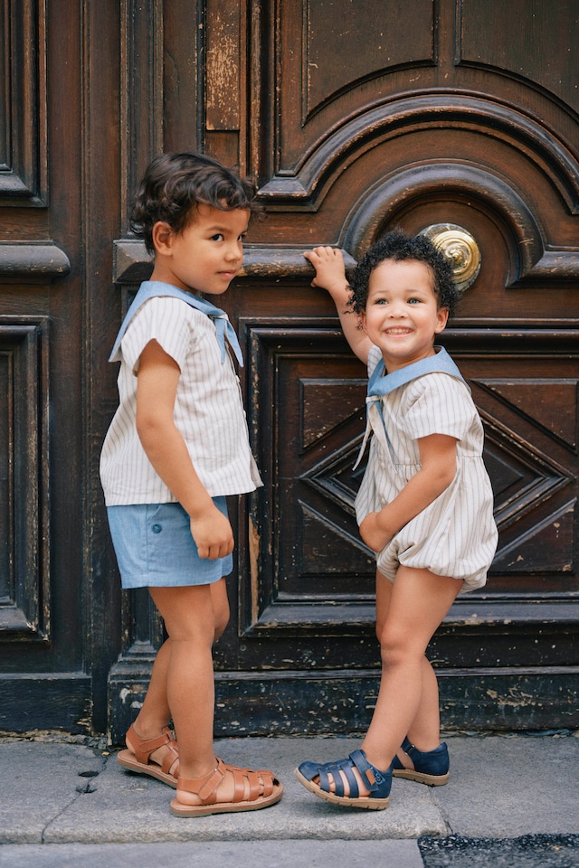 Short SUFFREN- blue denim - Maison Marelle