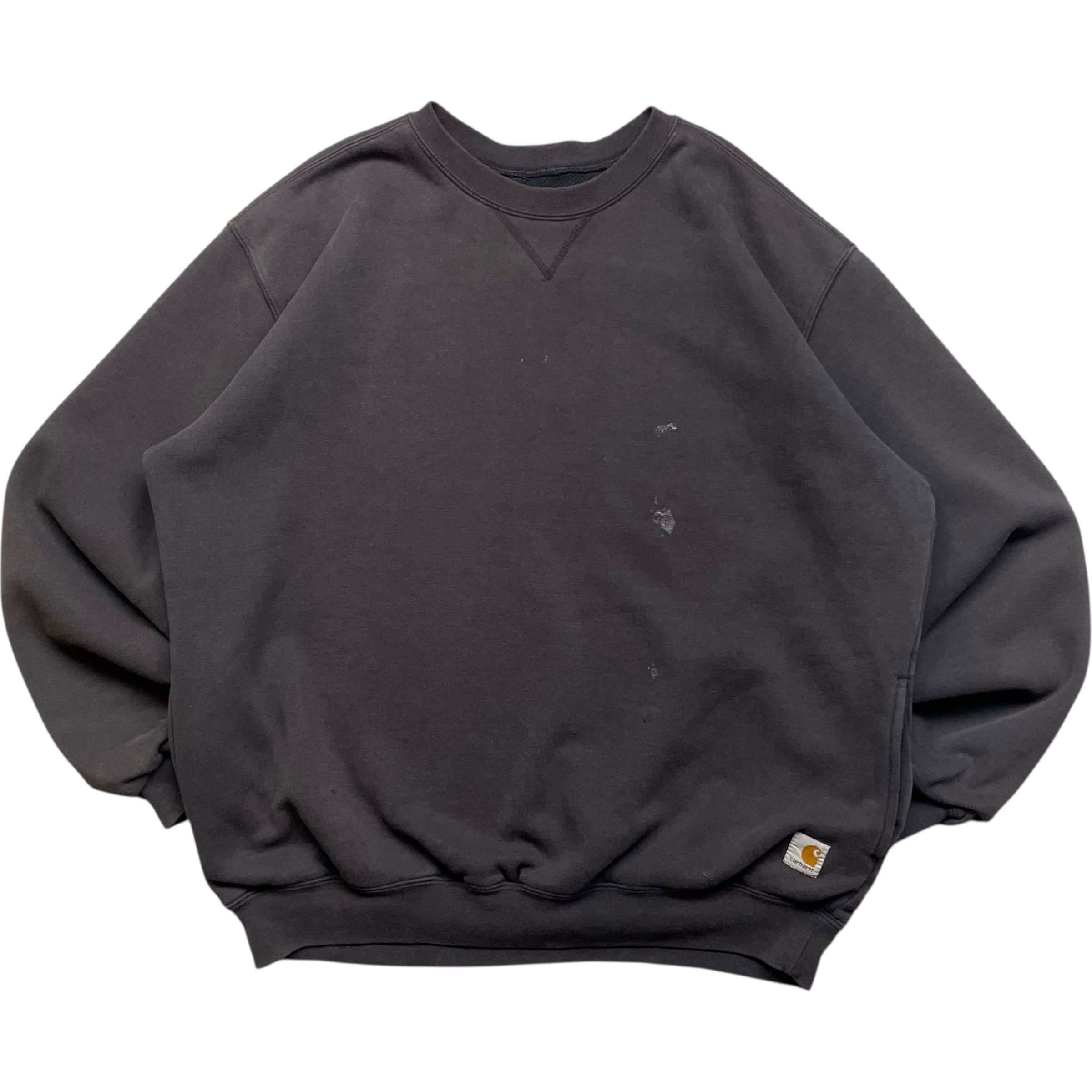 《L》Carhartt カーハート スウェット 無地 肉厚 ブラック no.9352