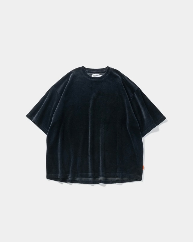 TIGHTBOOTH : VELOUR T-SHIRT SS24-T03  C/# BLACK SIZE L