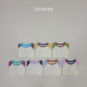 【ノベルティ&送料無料】Colored raglan t / soy bean