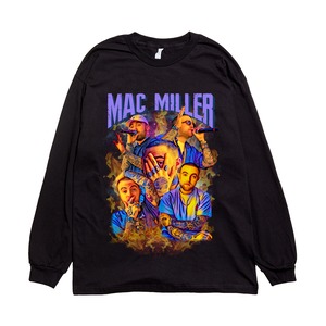MAC MILLER Oneshot L/S TEE (BLACK)