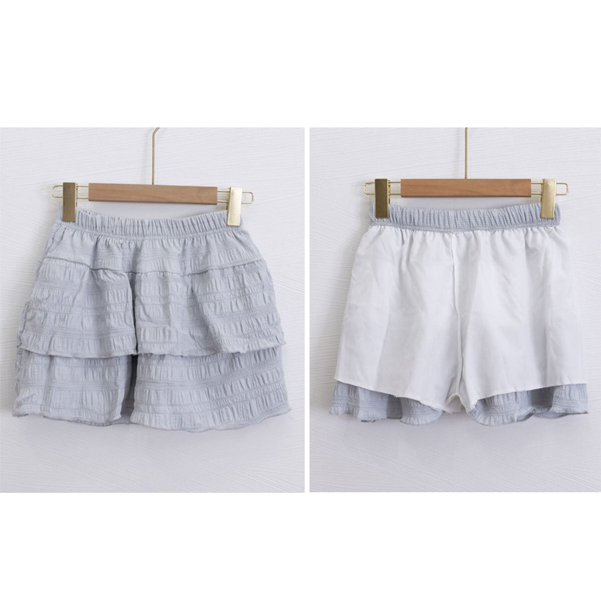 ミニスカート ティアード インナーパンツ付き レディース 春夏 韓国 きれいめ 大人 かわいい フェミニン おしゃれ ハイウエスト フリルスカート ティアードスカート 大人可愛い 大人女子