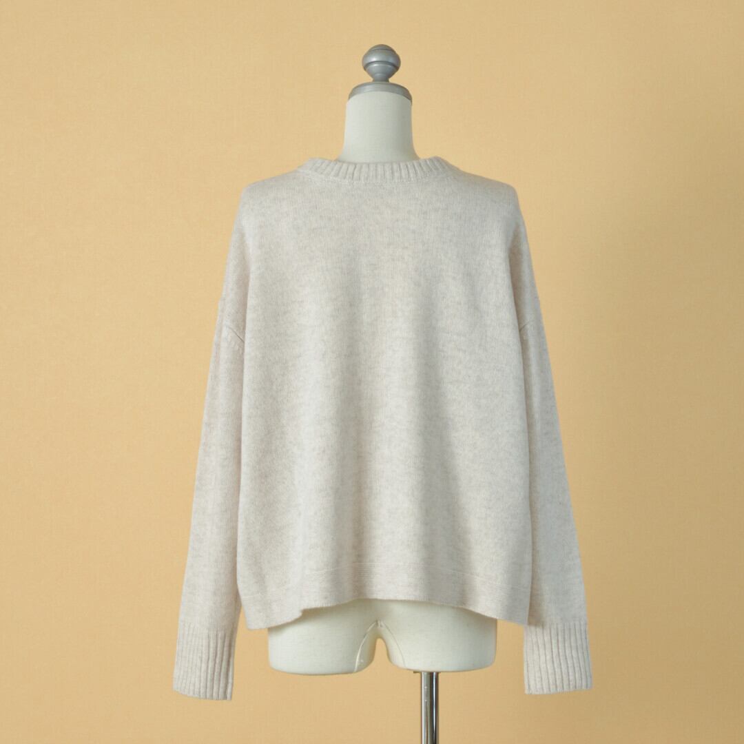 prit プリット 2ウエイウールカーディガン・オートミール杢