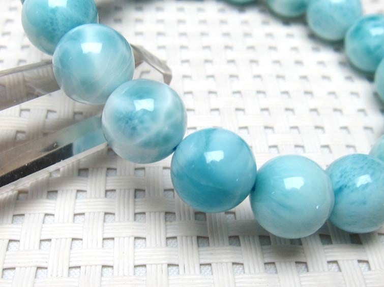 ラリマー ブレスレット 11mm 111-10152 | 天然石・パワーストーンの  