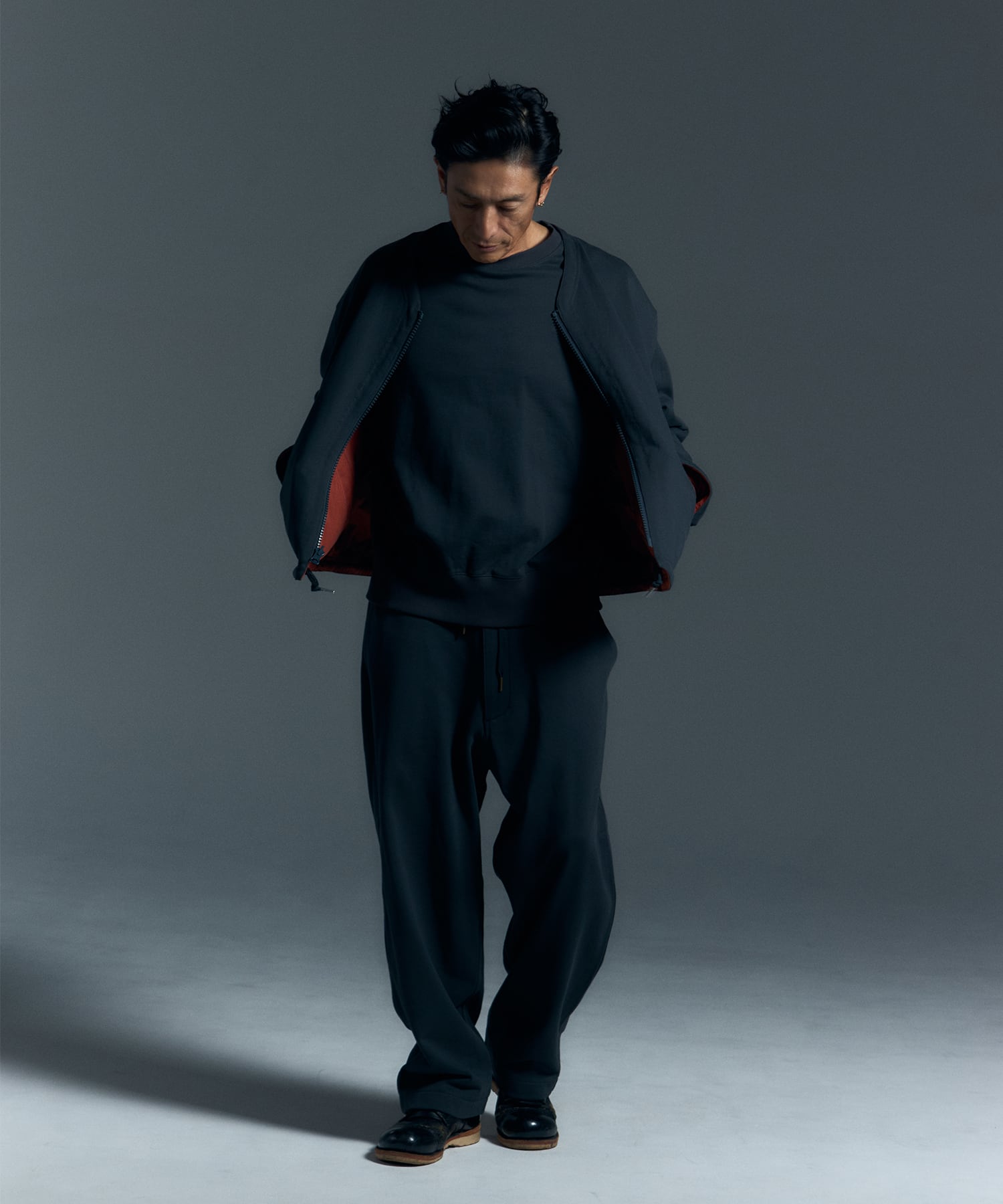 WIDE SWEAT PANTS［HSP001］ | HAPPY SAUCE