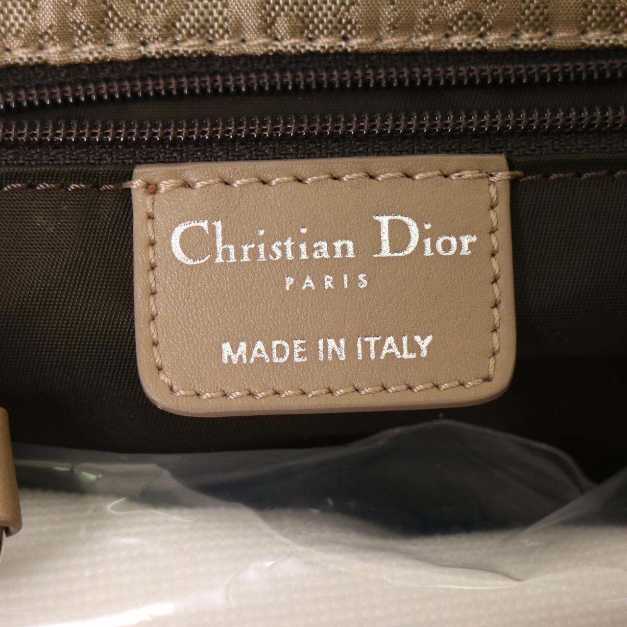 【最終処分SALE】  DIORディオール  トロッターキャンバス ハンドバッグ ベージュ A-7785