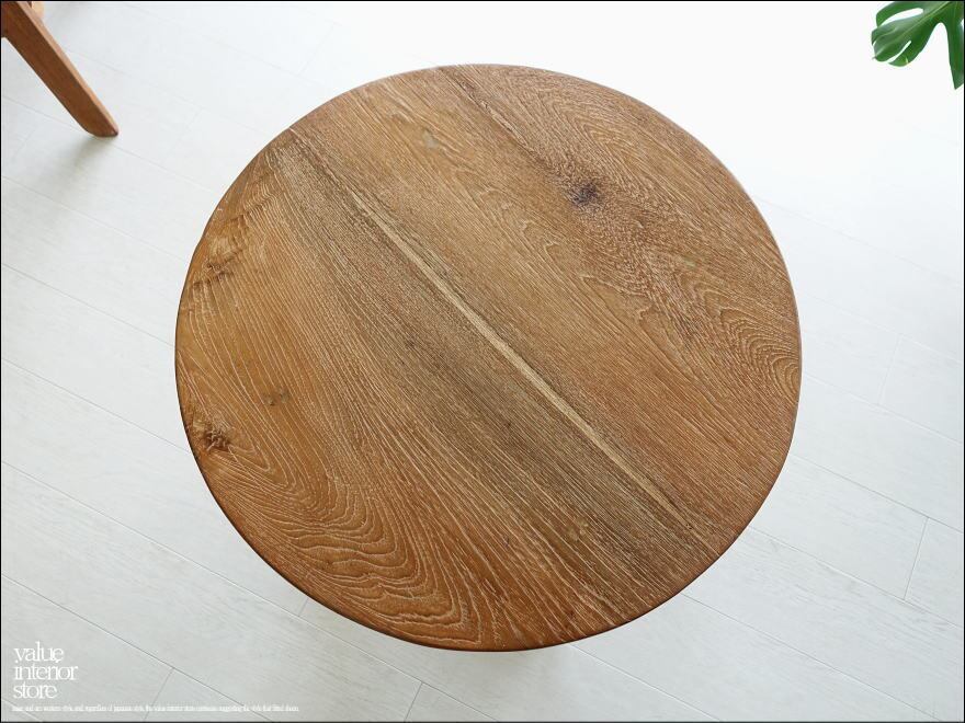 チーク無垢材 ヴィンテージサイドテーブルAnqbo06 机 アンティーク