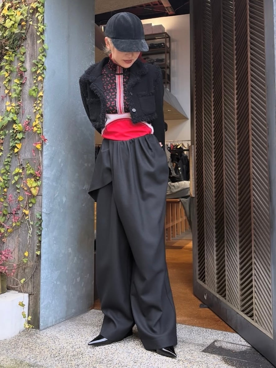 25AW】FETICO フェティコ / Boucle knit short jacket / ニット