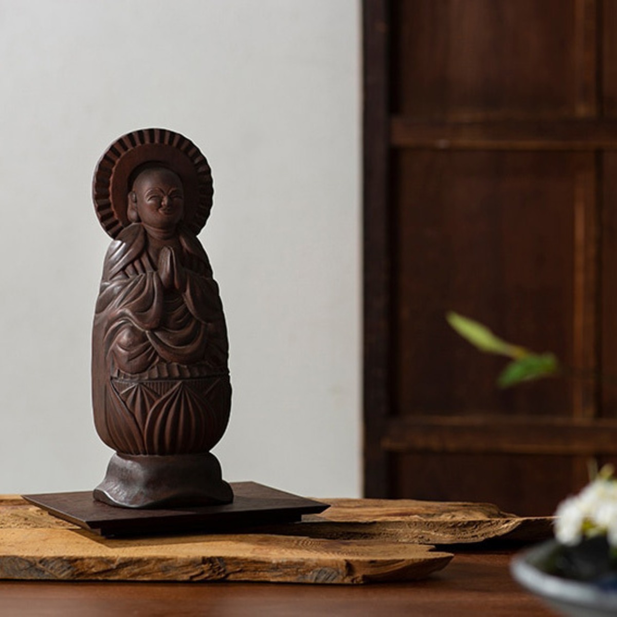 木喰仏『地蔵菩薩像』 | 箱根倶楽部 | 癒しの猫仏や安らぎの仏像を販売