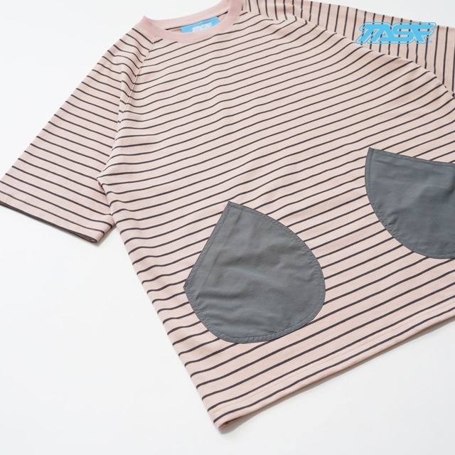 50%OFF!!　TASF  /  BASSque Shirt  /  Pink×Gray