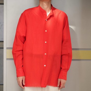 MAATEE&SONS (マーティーアンドサンズ) 25SS "フリンジシャツ" -RED-