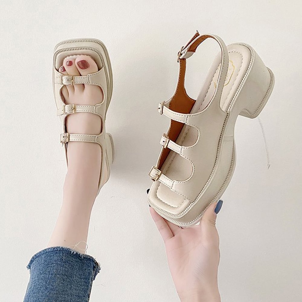 厚底 グラディエーター サンダル レディース 春夏 韓国 大人 きれいめ かわいい おしゃれ カジュアル 歩きやすい 太ヒール 大人可愛い 大人女子