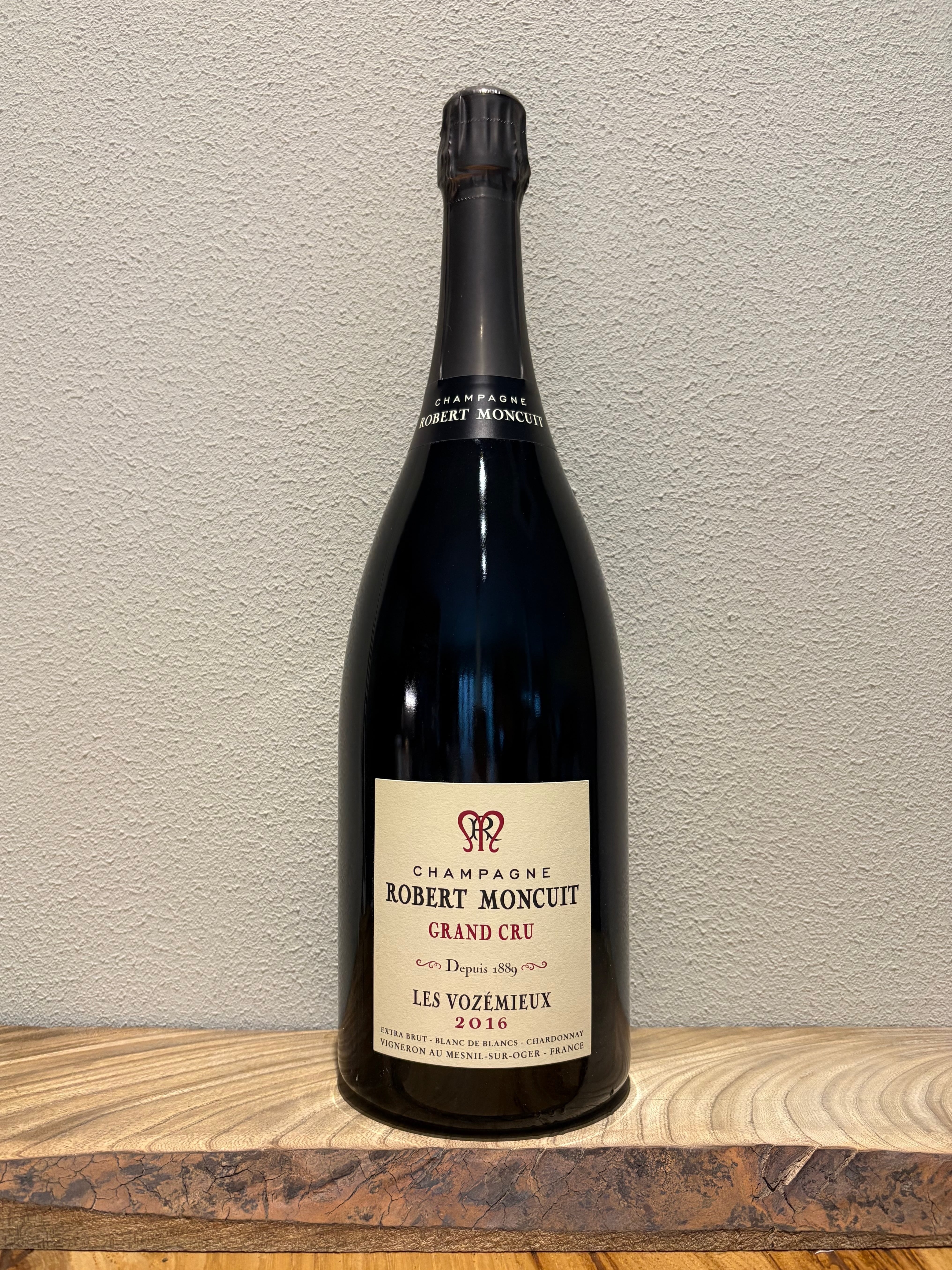 ロベール・モンキュイ ヴォゼミュー 2016 マグナム ブラン・ド・ブラン ル・メニル・シュール・オジェ グラン・クリュ