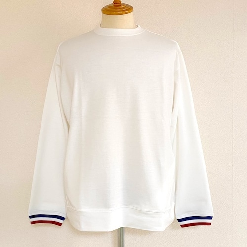 Switch Color Rib Sweat Shirts　Off White