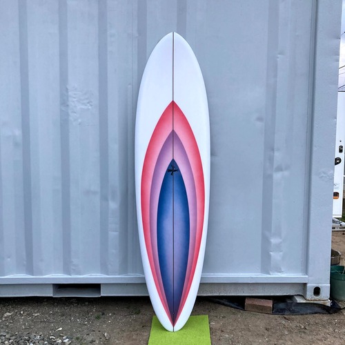 【THC SURFBOARDS】THC サーフボード MAGIC  6'10-21 1/2-2 4/5 クリア エアブラシ  ミッドレングス