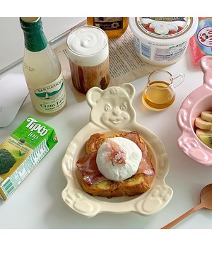 カートゥーンベアープレート［brm398］