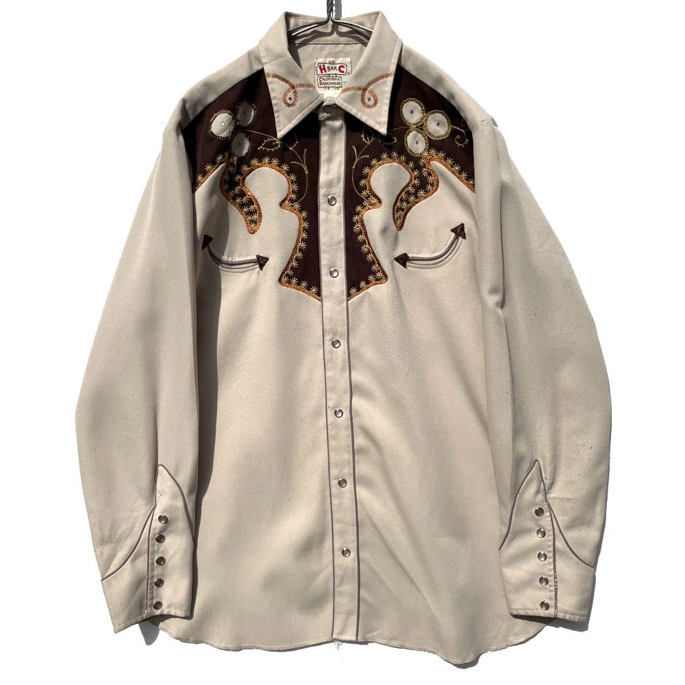 H BAR C] Vintage Western Shirts [1970s-] Vintage Western Shirts