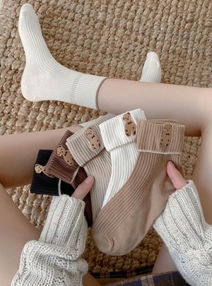 Teddy Bear　ソックス　B