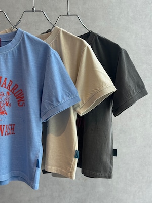 washed cropped T-shirt