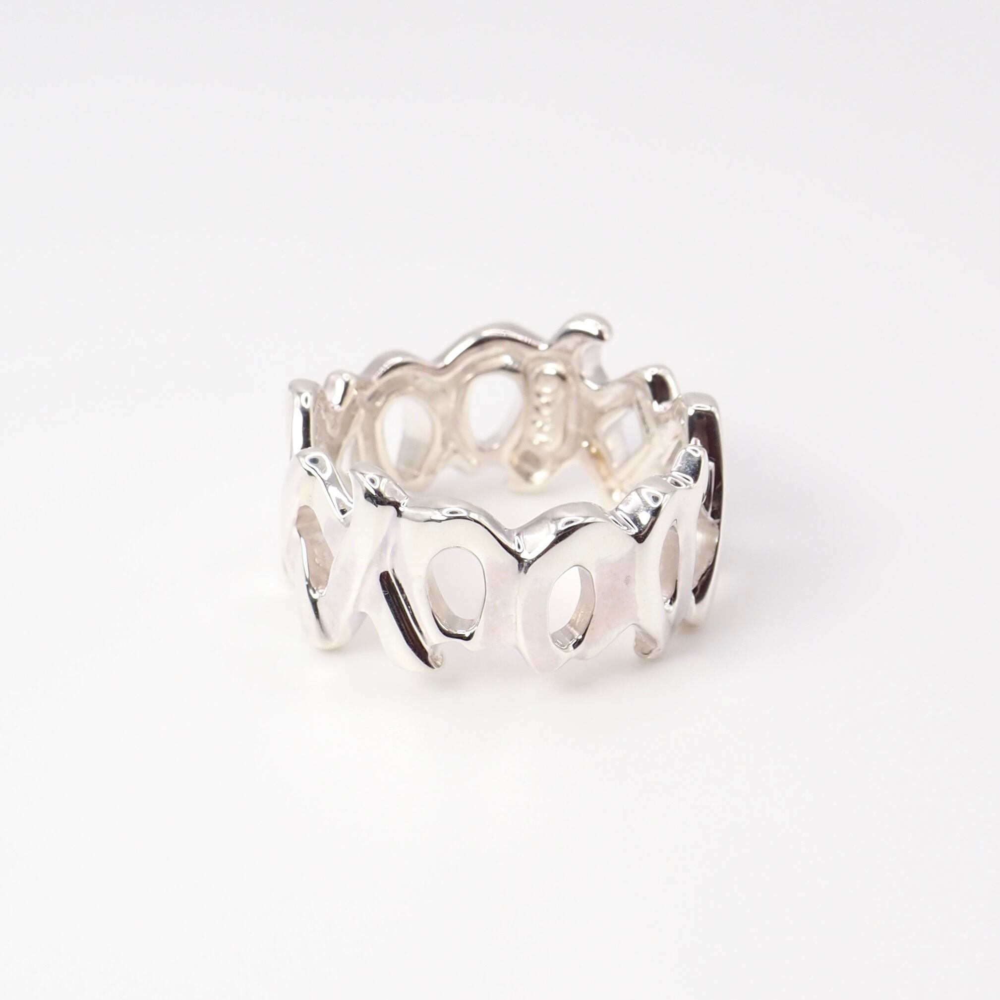 Tiffany&Co. 約10号  ラブ&キス リング シルバー925 ティファニー